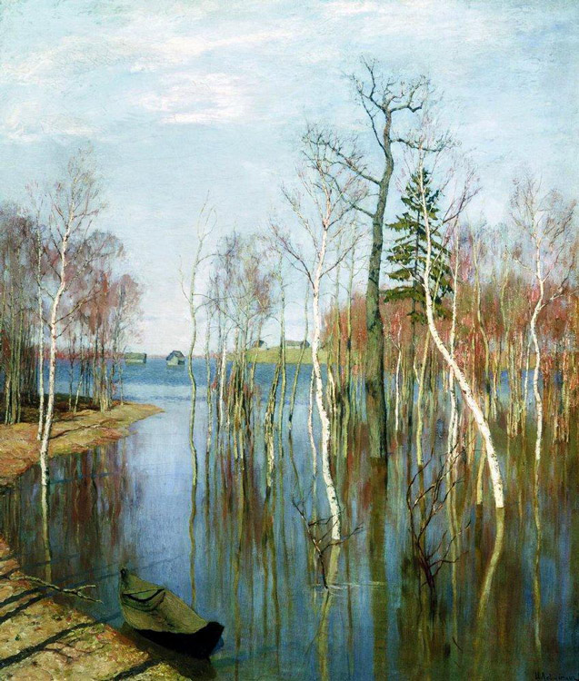 Исаак Левитан. Весна. Большая вода